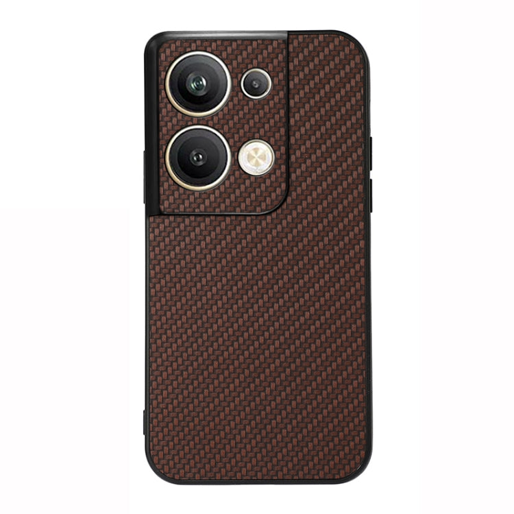 For OPPO Reno9 Pro+ Accurate Hole Carbon Fiber Texture PU Phone Case