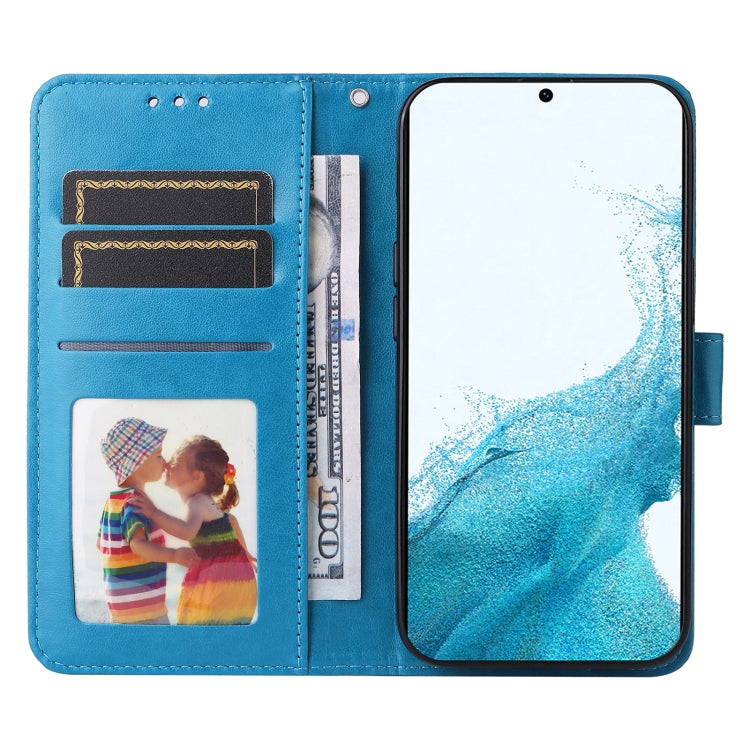 For Samsung Galaxy A34 5G Embossed Sunflower Leather Phone Case