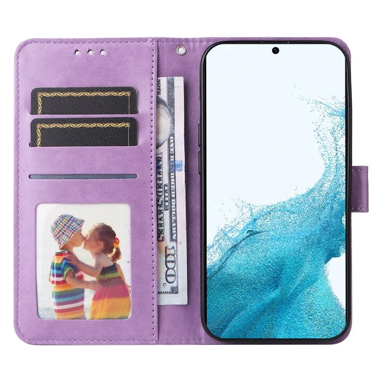 For Samsung Galaxy A34 5G Embossed Sunflower Leather Phone Case