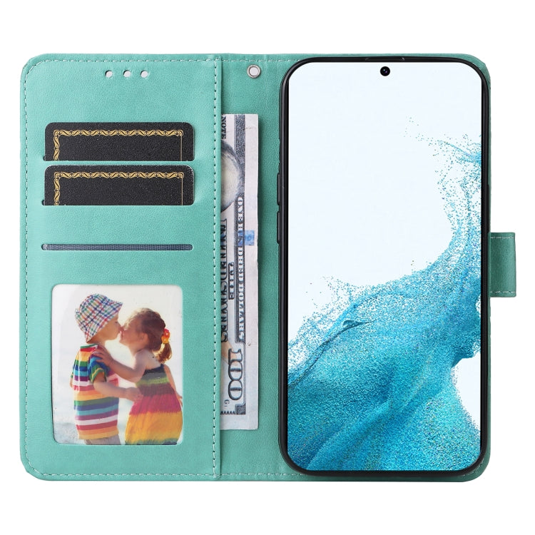 For Samsung Galaxy A34 5G Embossed Sunflower Leather Phone Case
