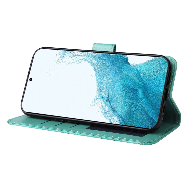 For Samsung Galaxy A34 5G Embossed Sunflower Leather Phone Case