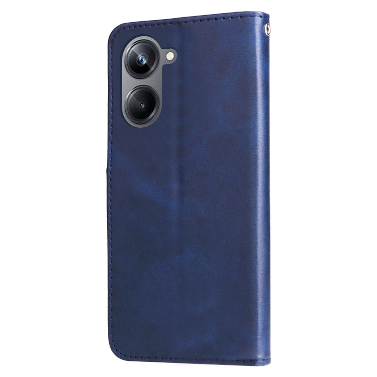 For Realme 10 4G Global Calf Texture Zipper Leather Phone Case