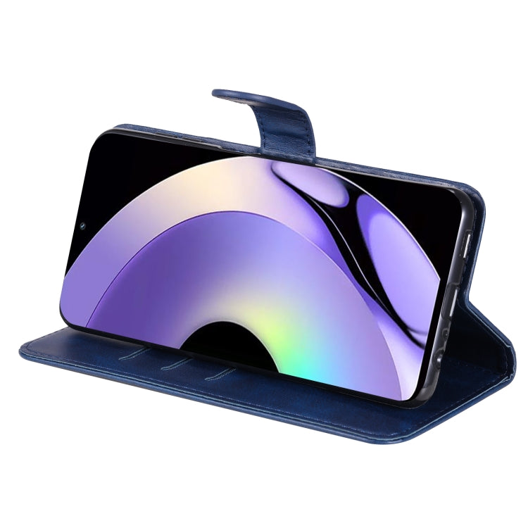 For Realme 10 4G Global Calf Texture Zipper Leather Phone Case