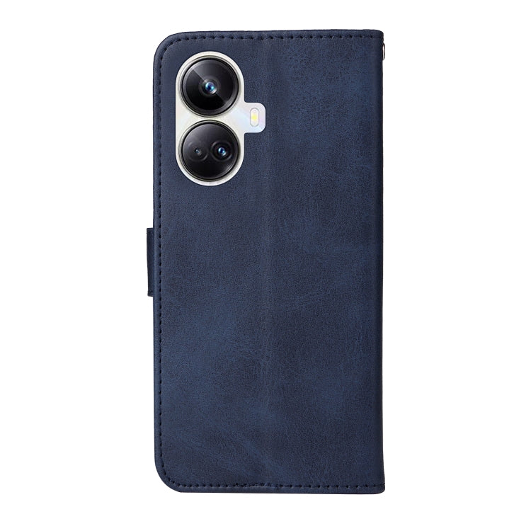 For Realme 10 Pro+ 5G Classic Calf Texture Flip Leather Phone Case