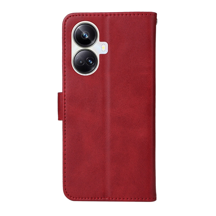 For Realme 10 Pro+ 5G Classic Calf Texture Flip Leather Phone Case