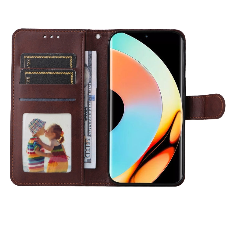 For Realme 10 Pro+ 5G Classic Calf Texture Flip Leather Phone Case