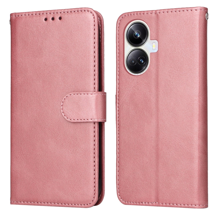 For Realme 10 Pro+ 5G Classic Calf Texture Flip Leather Phone Case