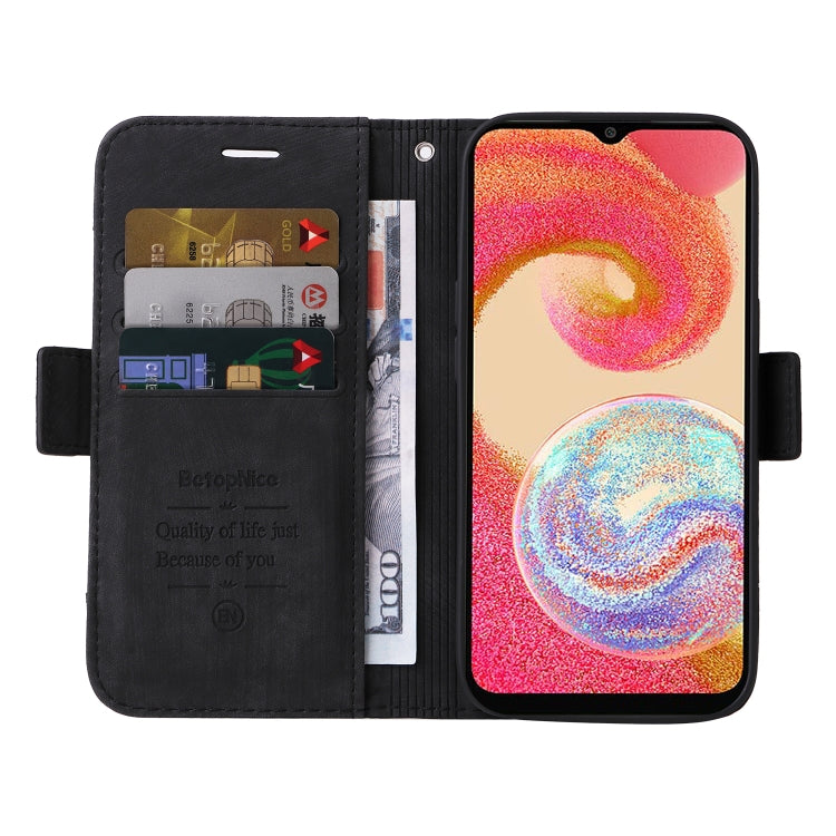 For Samsung Galaxy A04e BETOPNICE Dual-side Buckle Leather Phone Case