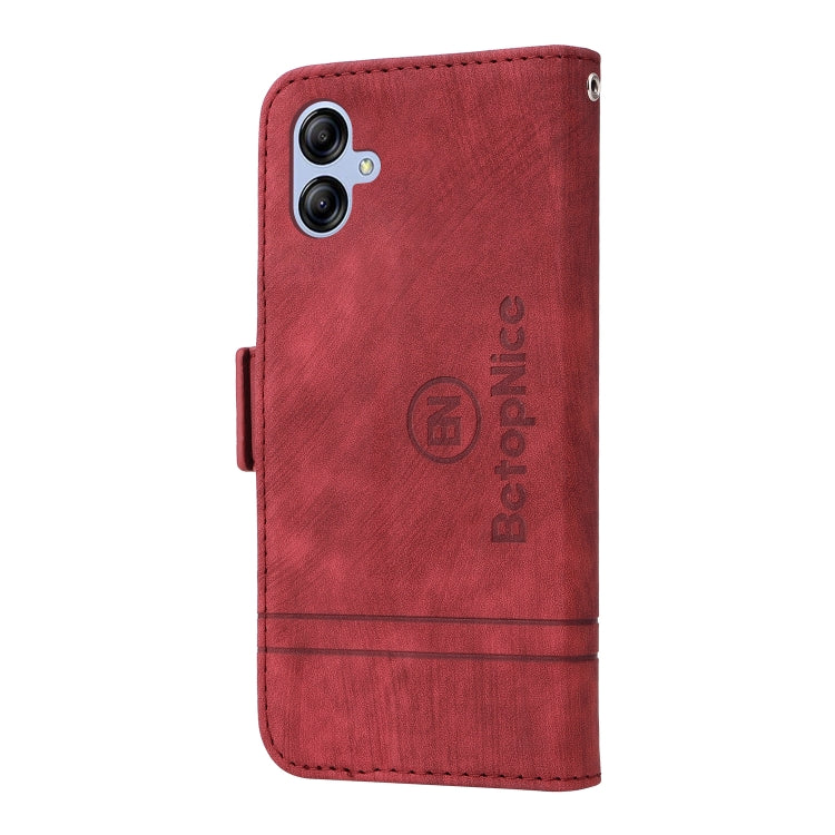 For Samsung Galaxy A04e BETOPNICE Dual-side Buckle Leather Phone Case