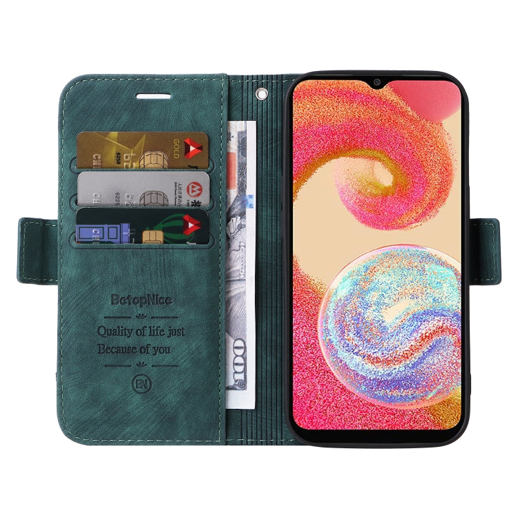 For Samsung Galaxy A04e BETOPNICE Dual-side Buckle Leather Phone Case