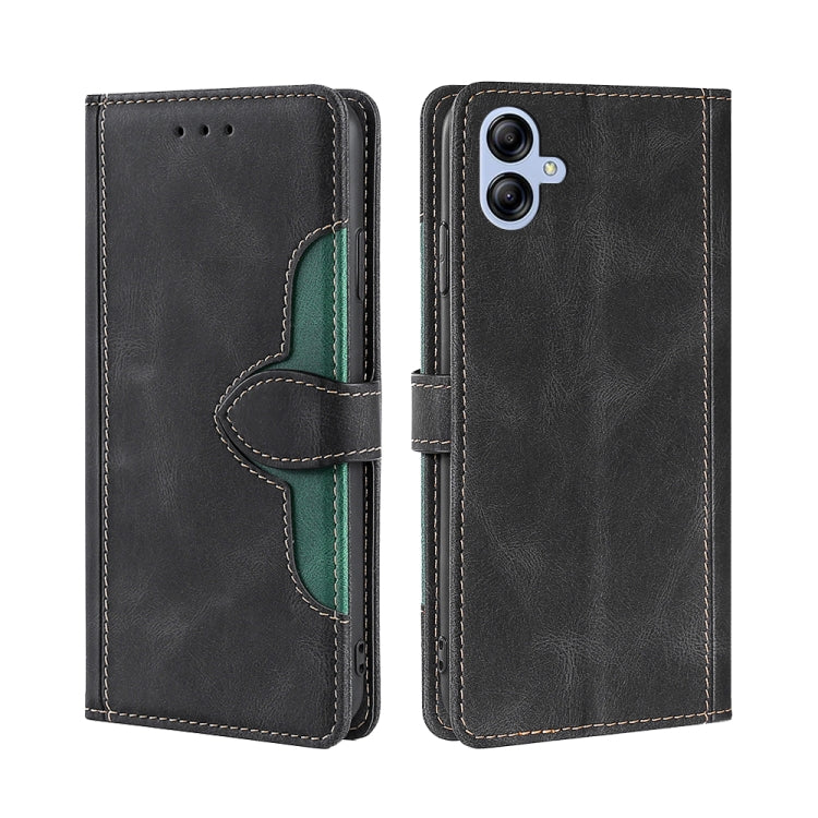 For Samsung Galaxy A04e 4G Skin Feel Magnetic Buckle Leather Phone Case