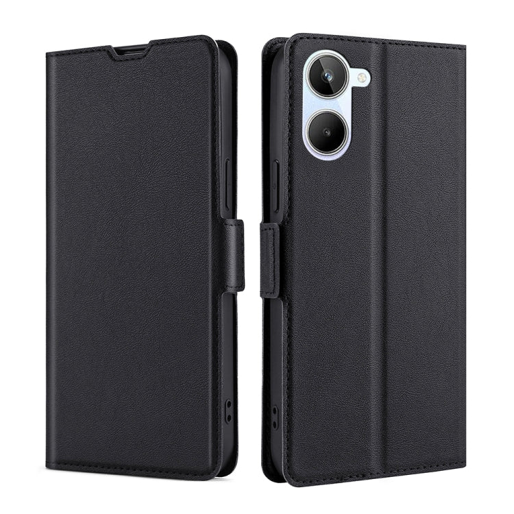 For Realme 10 4G Ultra-thin Voltage Side Buckle Horizontal Flip Leather Phone Case