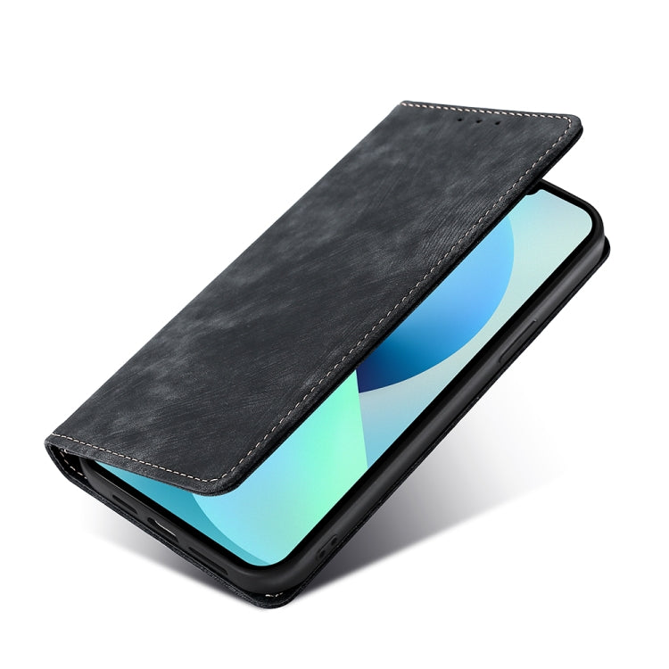 For Huawei nova 10 SE RFID Anti-theft Brush Magnetic Leather Phone Case