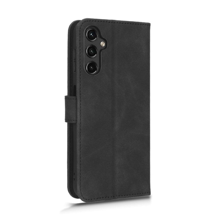 For  Samsung Galaxy A14 5G Skin Feel Magnetic Flip Leather Phone Case