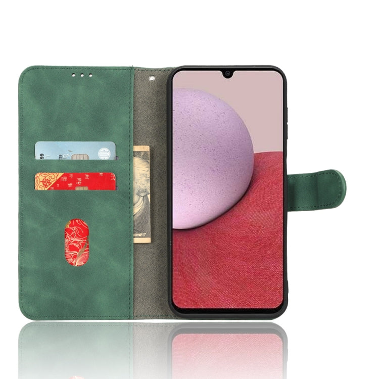 For  Samsung Galaxy A14 5G Skin Feel Magnetic Flip Leather Phone Case