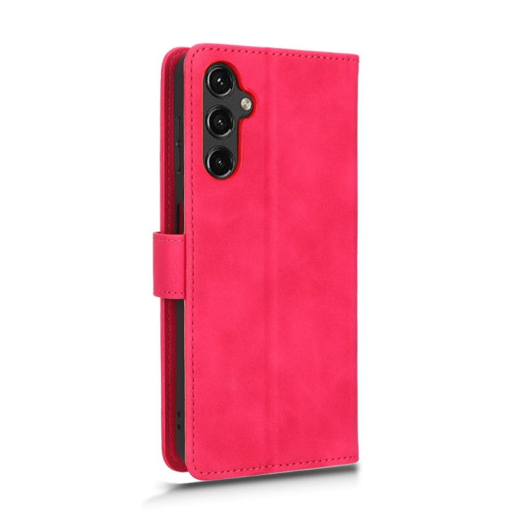 For  Samsung Galaxy A14 5G Skin Feel Magnetic Flip Leather Phone Case