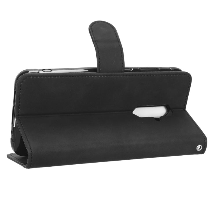 For Blackview BV5200 Skin Feel Magnetic Flip Leather Phone Case