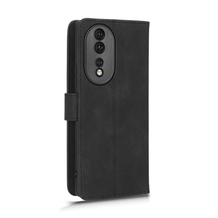 For Honor 80 5G Skin Feel Magnetic Flip Leather Phone Case