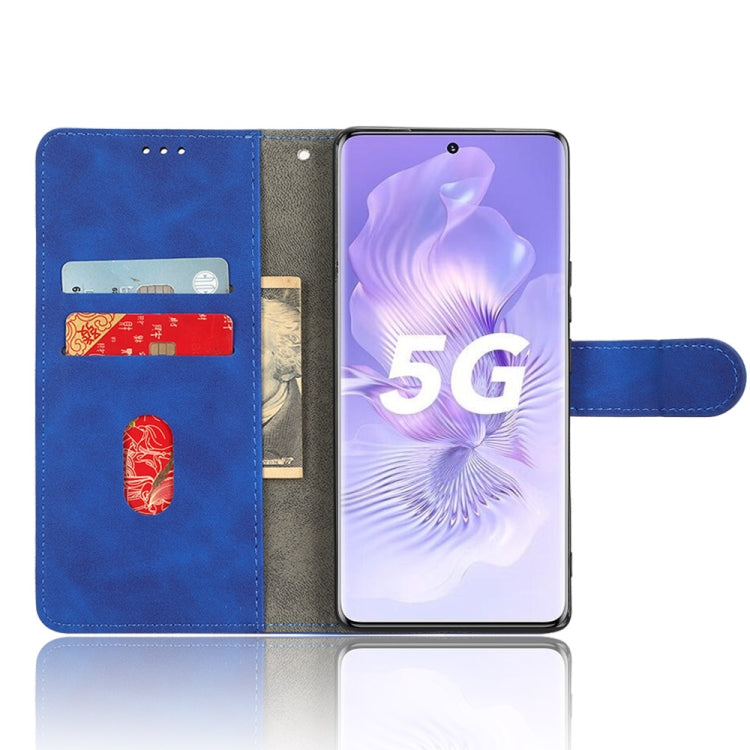 For Honor 80 5G Skin Feel Magnetic Flip Leather Phone Case