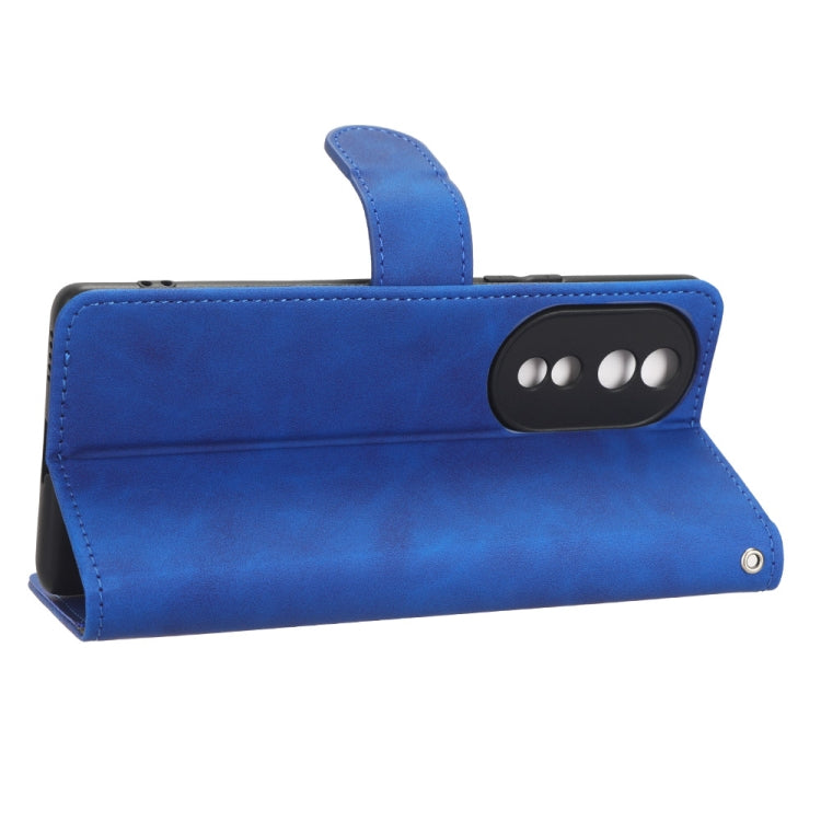 For Honor 80 5G Skin Feel Magnetic Flip Leather Phone Case