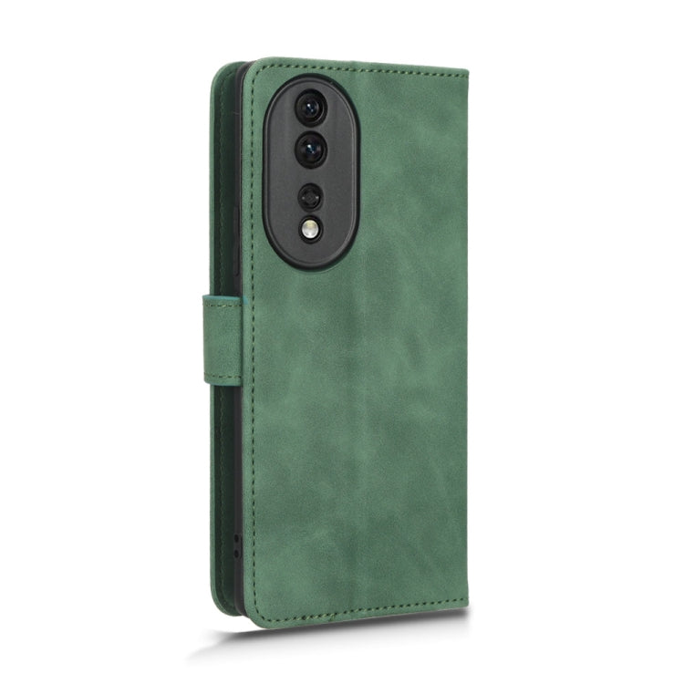 For Honor 80 5G Skin Feel Magnetic Flip Leather Phone Case