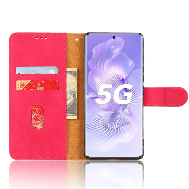 For Honor 80 5G Skin Feel Magnetic Flip Leather Phone Case