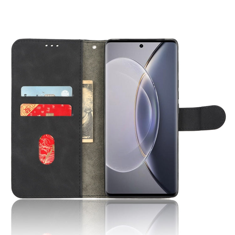 For  vivo X90 Pro+ Skin Feel Magnetic Flip Leather Phone Case