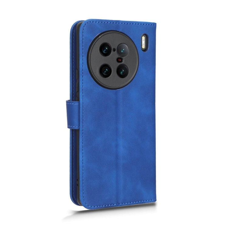 For  vivo X90 Pro+ Skin Feel Magnetic Flip Leather Phone Case