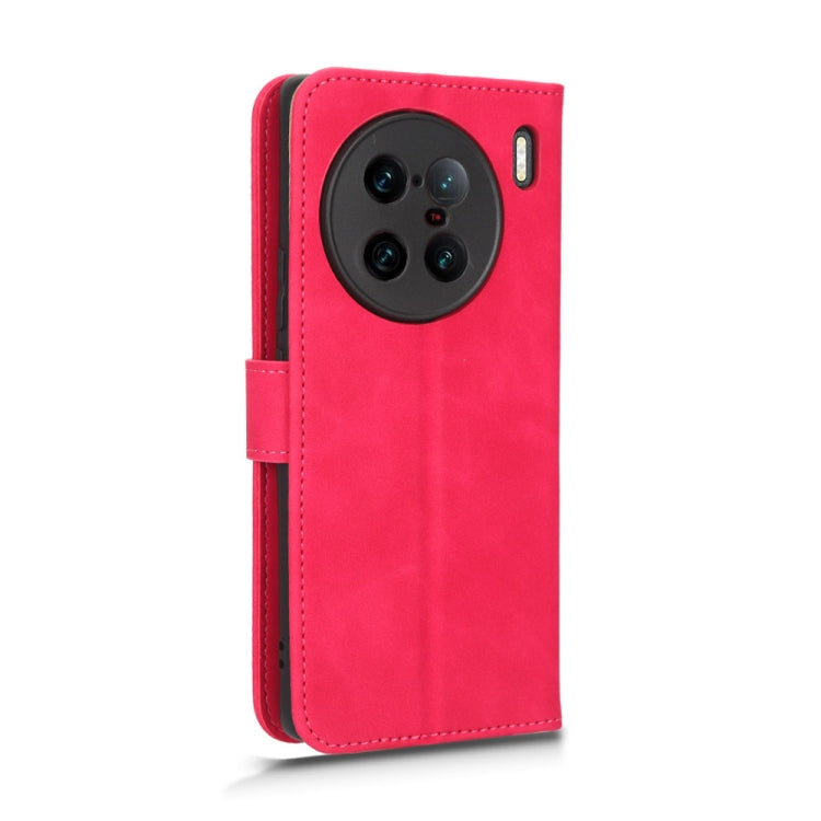 For  vivo X90 Pro+ Skin Feel Magnetic Flip Leather Phone Case