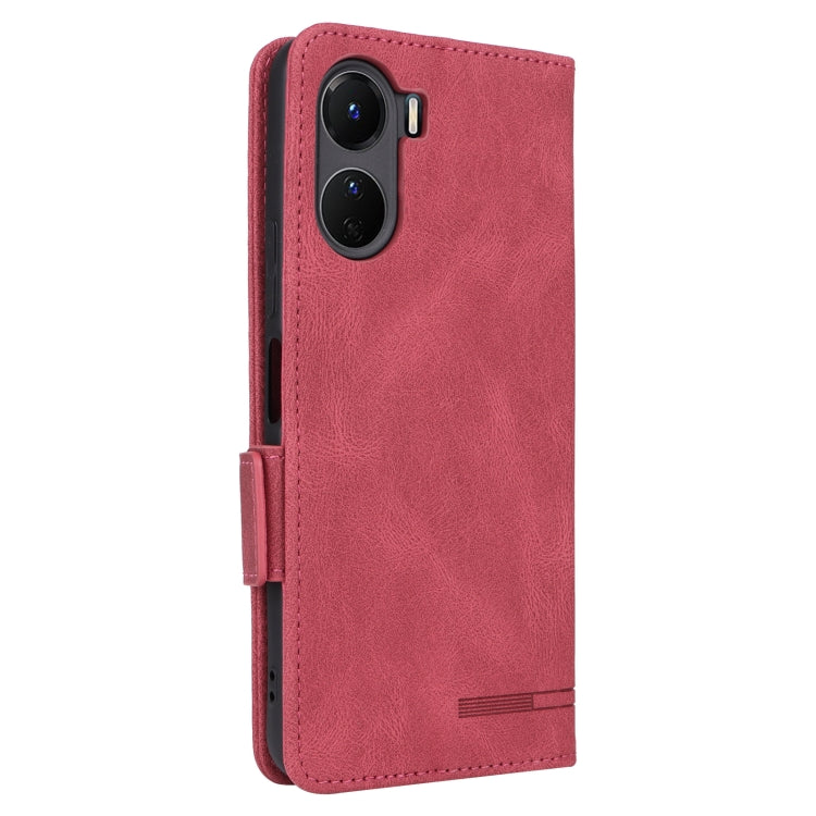 For vivo Y16 4G Magnetic Clasp Flip Leather Phone Case