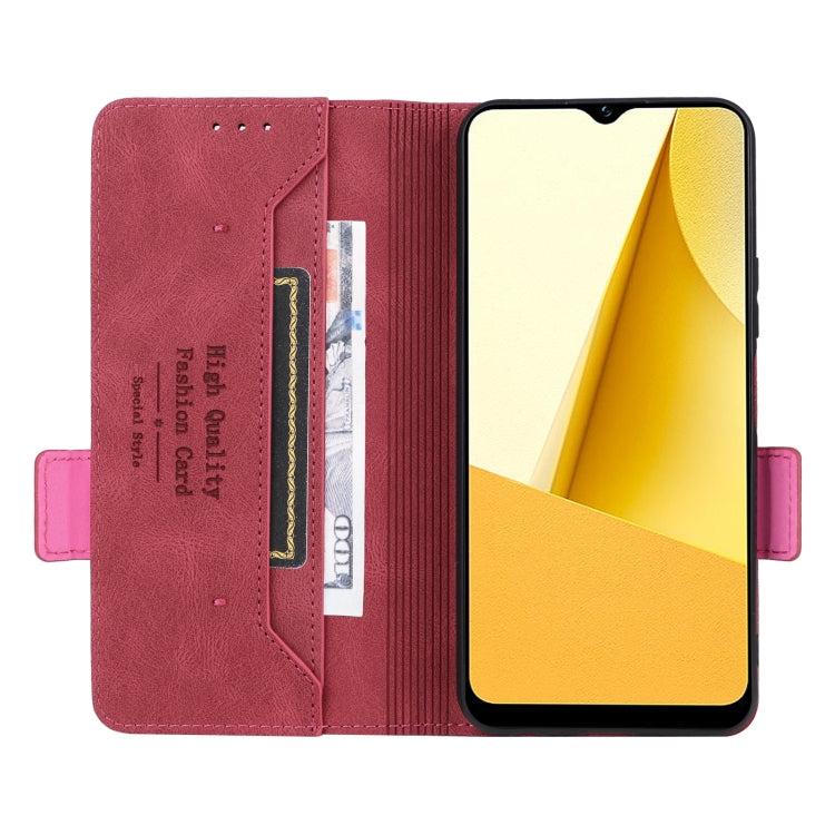 For vivo Y16 4G Magnetic Clasp Flip Leather Phone Case
