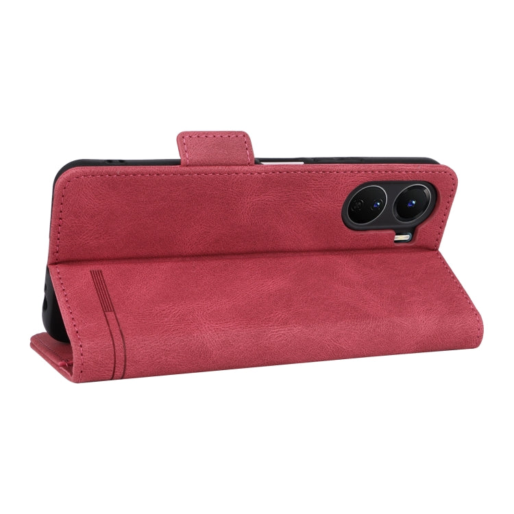 For vivo Y16 4G Magnetic Clasp Flip Leather Phone Case