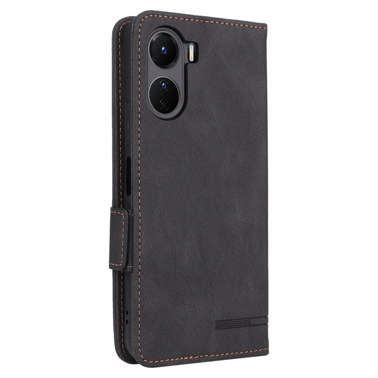 For vivo Y16 4G Magnetic Clasp Flip Leather Phone Case