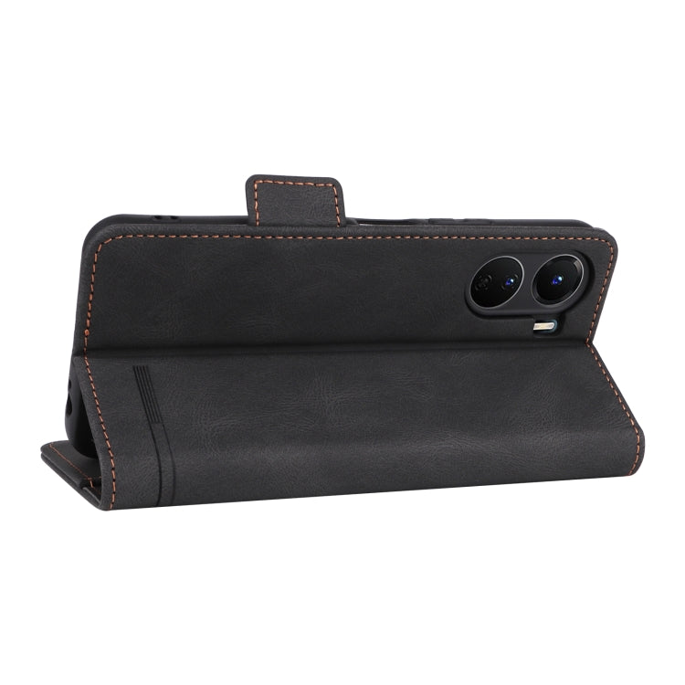 For vivo Y16 4G Magnetic Clasp Flip Leather Phone Case