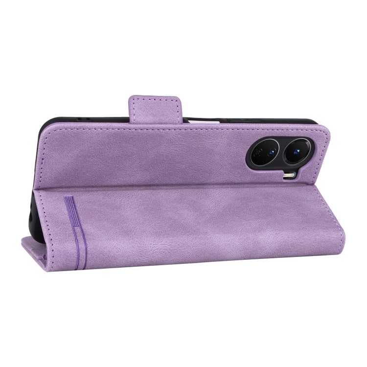 For vivo Y16 4G Magnetic Clasp Flip Leather Phone Case