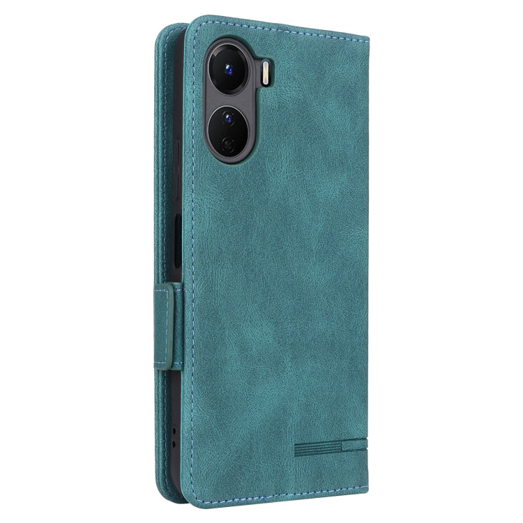 For vivo Y16 4G Magnetic Clasp Flip Leather Phone Case