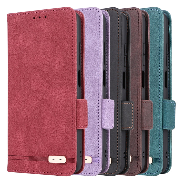For vivo Y16 4G Magnetic Clasp Flip Leather Phone Case