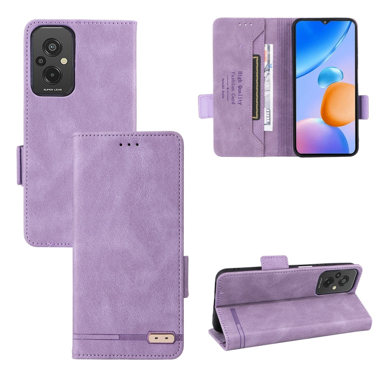 For Xiaomi Redmi 11 Prime 4G Magnetic Clasp Flip Leather Phone Case