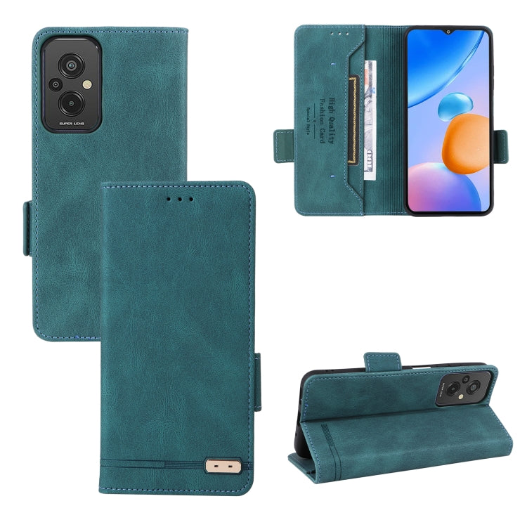 For Xiaomi Redmi 11 Prime 4G Magnetic Clasp Flip Leather Phone Case