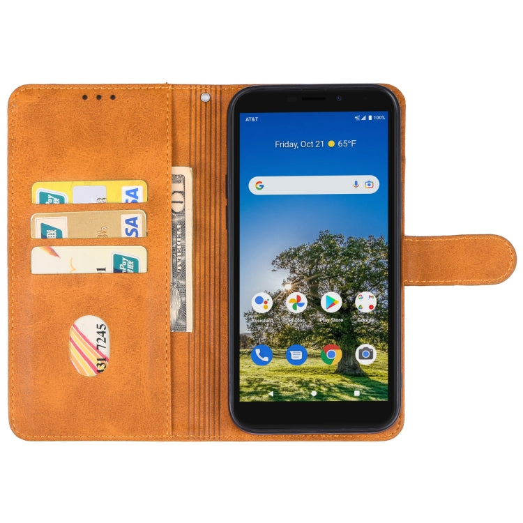 For AT&T Calypso 3 U328AA Leather Phone Case