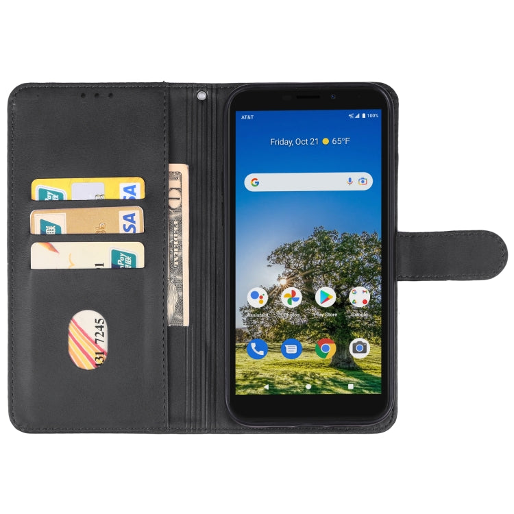 For AT&T Calypso 3 U328AA Leather Phone Case