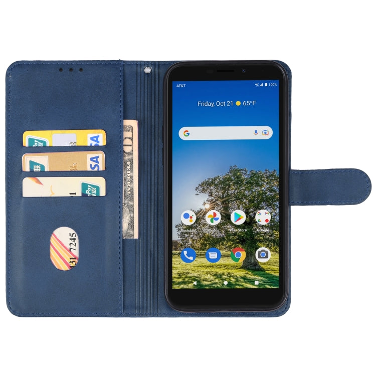 For AT&T Calypso 3 U328AA Leather Phone Case