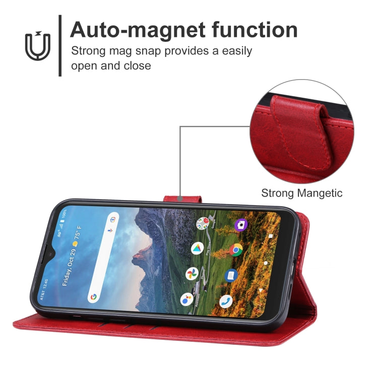 For AT&T Fusion 5G Leather Phone Case