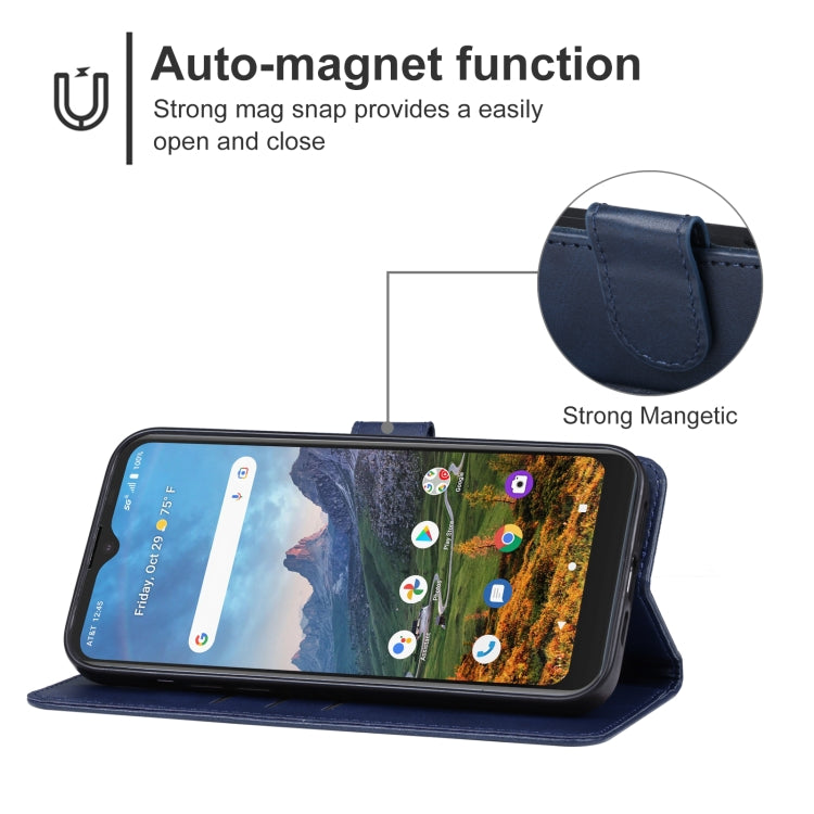 For AT&T Fusion 5G Leather Phone Case