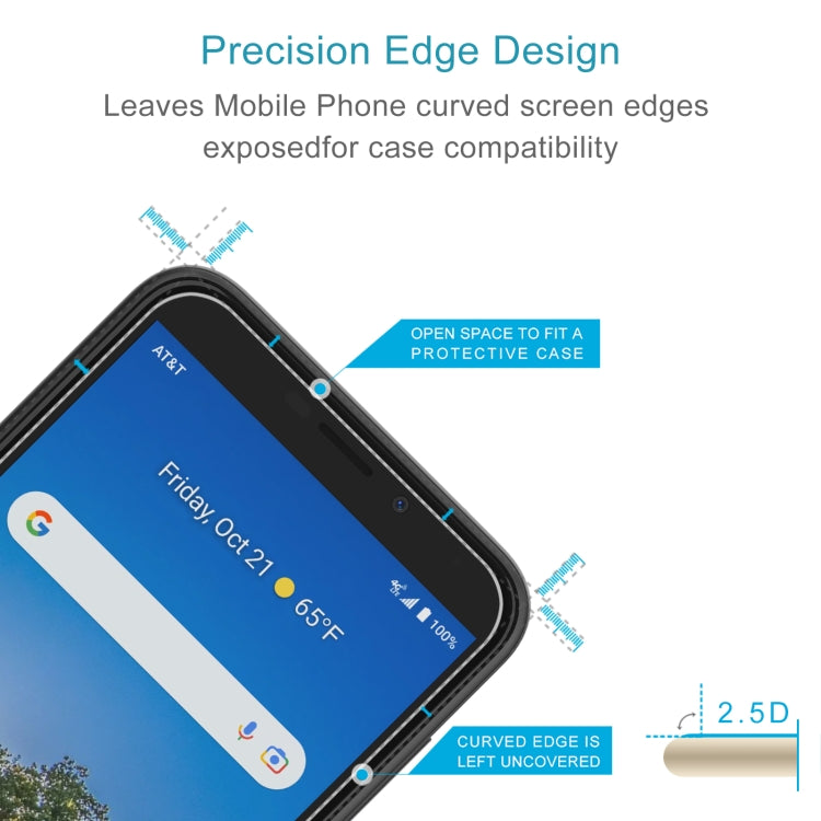 For AT&T Calypso 3 U328AA 10pcs 0.26mm 9H 2.5D Tempered Glass Film