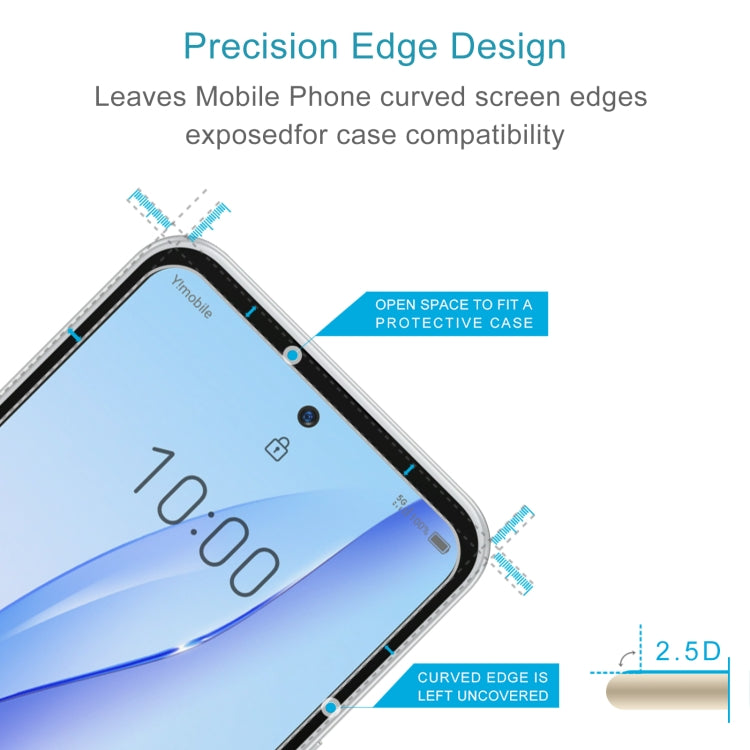 For ZTE Libero 5G III 10pcs 0.26mm 9H 2.5D Tempered Glass Film