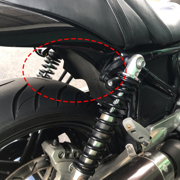 For Kawasaki / Suzuki / Yamaha / Honda T-S002 1 Pair Motorcycle LED Mini Turn Signal Metal Retro Signal Light