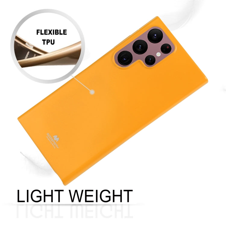 For Samsung Galaxy S23 Ultra 5G GOOSPERY PEARL JELLY Shockproof TPU Phone Case