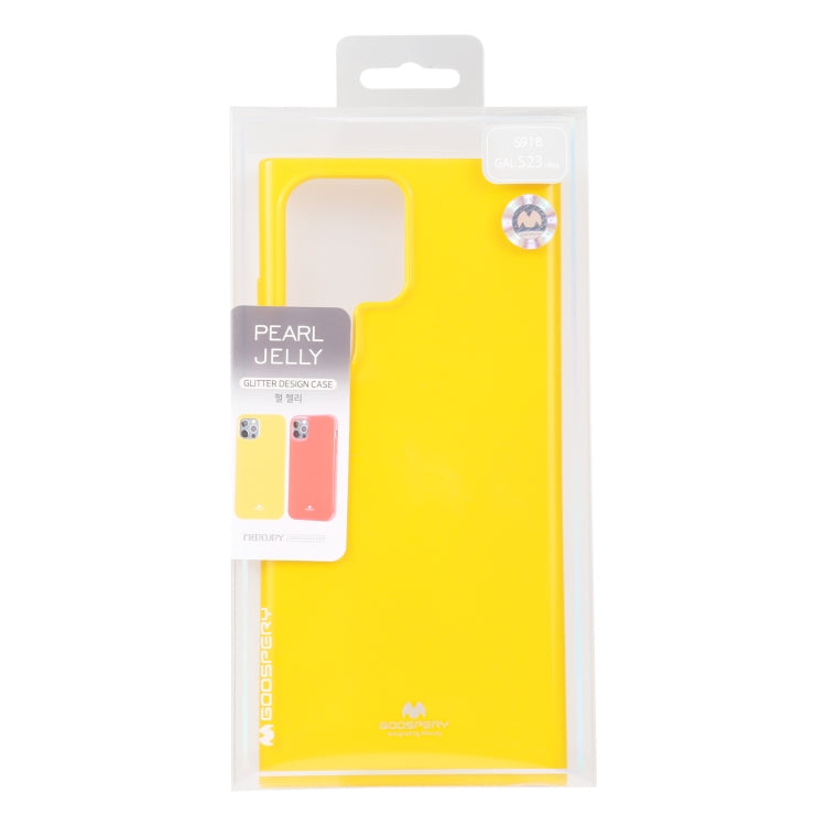 For Samsung Galaxy S23 Ultra 5G GOOSPERY PEARL JELLY Shockproof TPU Phone Case