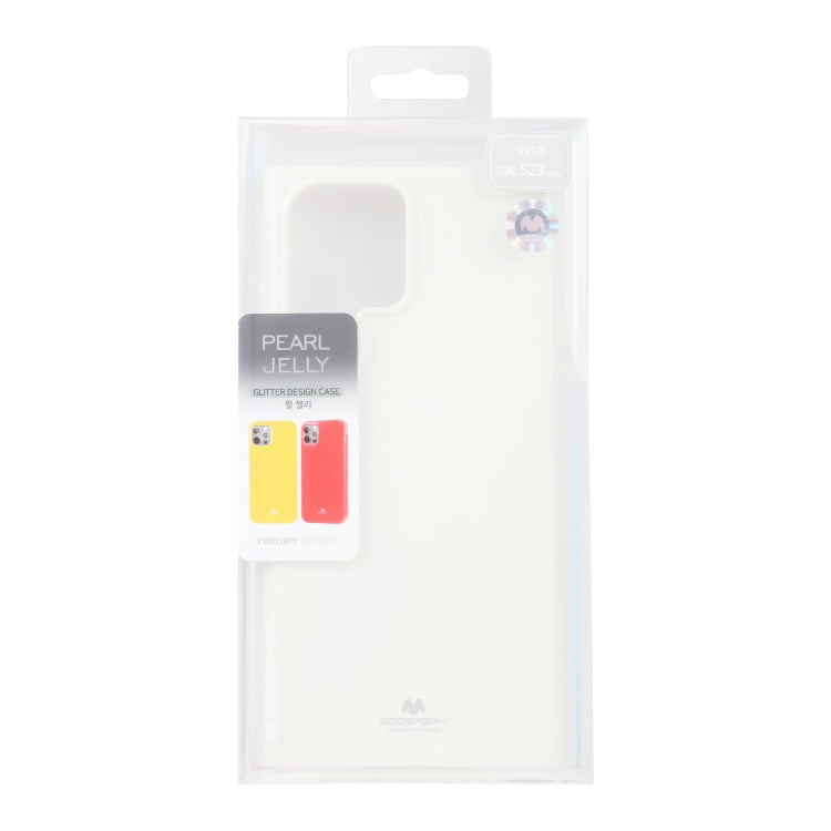 For Samsung Galaxy S23 Ultra 5G GOOSPERY PEARL JELLY Shockproof TPU Phone Case